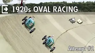 1920s Oval Racing Is A Blast - Let's try a longer race!