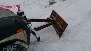 Отвал на Ниву 21213 для расчистки дорог