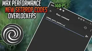 SETPROP⚡ How to overclock CPU/GPU Using only brevent🤩⚡.   MUST TRY!!