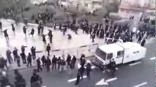 Protest & Dancing in Jerusalem Against A Bachur arrested for not reporting to the IDF