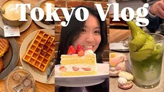 Tokyo, Japan Vlog 🇯🇵🎏 | kissaten ☕️, unagi don, matcha 🍵, cafes, first snow in Tokyo ❄️