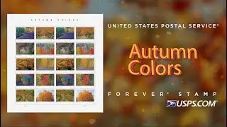 USPS  #AutumnColorsStamps