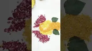 Ganesha rangoli design || shree ganesha flower rangoli design || flower rangoli of lord Ganesha
