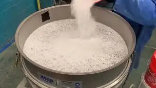 SWECO Vibro-Energy Round Separator Screening Aluminum Oxide Powder
