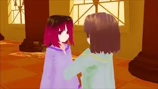[mmd x undertale] school days *requested*