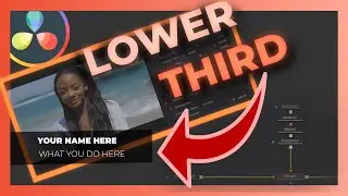 INSANELY EASY Lower Third in DaVinci Resolve Without Using Fusion | Tutorial