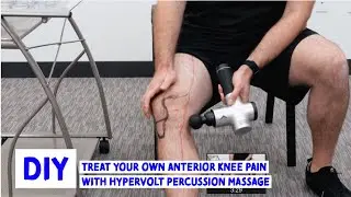 Self Treating Anterior Knee Pain with Hypervolt Massage Gun.