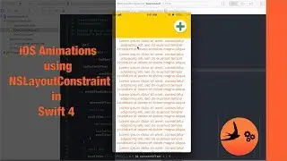 iOS Animations with NSLayoutConstraints and Swift 4