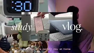 a homebody’s perfect study day | morning and night routine 📚🌙