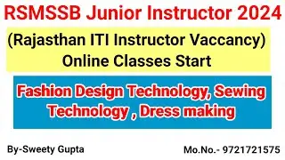 राजस्थान ITI Instructor बनने का सुनहरा अवसर ll Online Classes Start #rajasthan