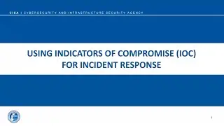 Understanding Indicators of Compromise