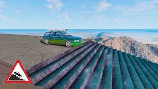 Beamng Drive - Машины против Лестницы #23