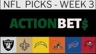 NFL Picks - Week 3 on Action Bets #footballpicks