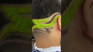 Hair Color with Freestyle Design