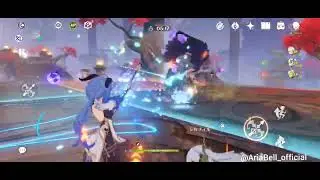Ganyu prototype bow melt c0 coop with Bennett, Kazuha, Nahida