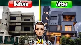 Redesign your House Elevation with AI | how to change home exterior colors using AI