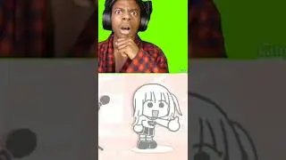 when the anime is too offensive for you - Bocchi The Rock (IShowSpeed meme green screen template)