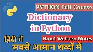 Dictionary in Python in hindi | Python Tutorials for Beginners | learn python in hindi