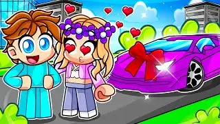 Surprising My CRUSH With Her DREAM CAR in Roblox Driving Empire!