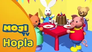 HOPLA GEEFT EEN FEESTJE 🎉 | HOPLA 🐇 | Nederlandse Kinderseries | MojiTV