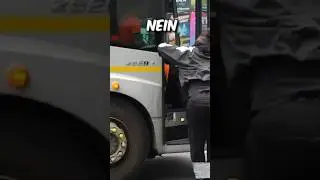 Ich fahre unerlaubt bei der Müllabfuhr mit 😳