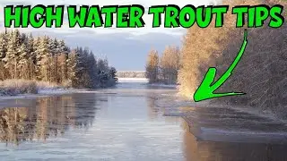 Top 7 High Water Winter Trout Fishing Tips