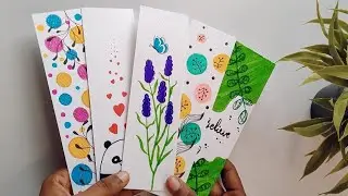 5 Bookmark Design | How to make Easy DIY bookmark for beginners 