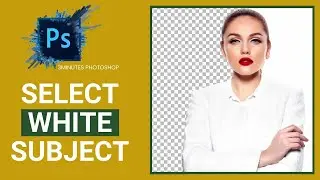 How To Select White Subject On White Background in 
