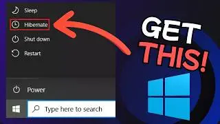 STOP Wasting Battery — Enable Hibernate Mode on Windows (Works on All Versions)