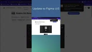 How to Update to Figma UI3 #figma #tutorial