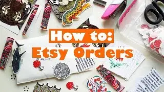 HOW TO Package Etsy Orders - Online Sticker Shop