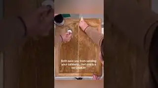 Easiest way to prep your cabinets for painting!!