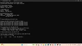 COMPUTER NETWORK  LAB 2 ||  NETWORK CONFIGURATION || tracert, Ping command || super vision monalisa