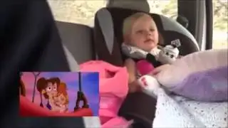 Little girl gets touched watching cartoons - SocializeME