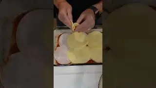 Can't believe what this layer on the lasagna is going to be