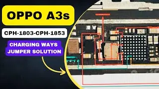 oppo A3s CPH 1803 CPH 1853 Charging Ways Jumper Solution!