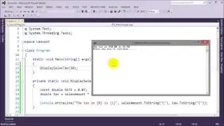 C# Programming Fundamentals: Lesson 5 - Intro to Methods