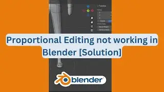 [Solution] Proportional Editing not working in Blender