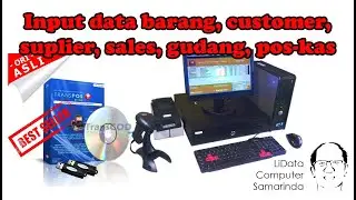 Input data barang, suplier, customer, sales, gudang dan pos kas. Transpos Prima 2011 #programkasir