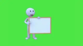 GREEN SCREEN WHITE MAN CARTOONTEACHING |GREEN SCREEN WHITE MAN CARTOON WITH WHITEBOARD|LET'S TUBE|