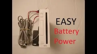 HOW TO RUN YOUR WII ON BATTERY POWER (no mods) (easy)