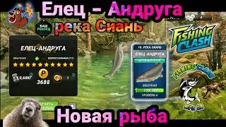 Новая рыба Елец-Андруга на Река Сиань /Fishing Clash: Реальная рыбалка