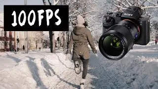 100fps slow motion in snow with Sony a7sii