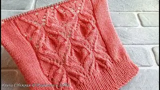 😍 🌹 ПРОСТОЙ И СУПЕР ЭФФЕКТНЫЙ ВАРИАНТ - ШИКАРНЫЙ ЦВЕТОЧНЫЙ ЯПОНСКИЙ АЖУРНЫЙ УЗОР СПИЦАМИ