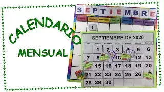 Calendario del mes de Septiembre 2020