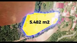 Uşak Eşme Dereli Köyü Arsa Drone Çekimi