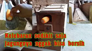 the hole size of the corn sheller / thresher