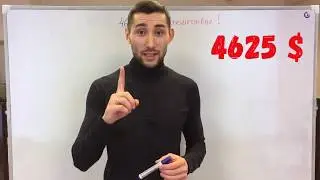 Как заработать 4625 $ за 1 месяц работы.