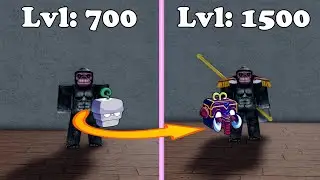 Blox Fruits, But I Change to Random Fruit every 100 Levels as Gorilla! Part 2
