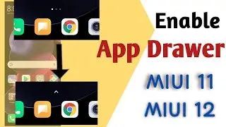 Enable app drawer in any xiaomi mobile🔥🔥 || MIUI 11 MIUI 12 || Redmi note 7 8 9 and pro series..🔥